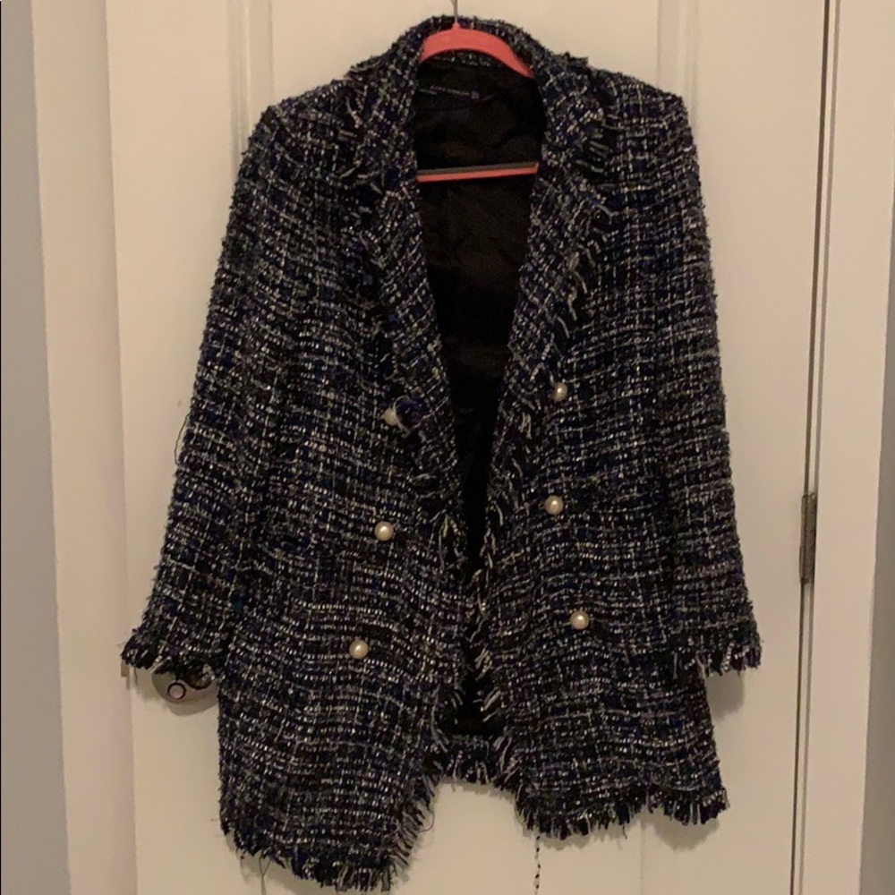 ZARA Tweed Clay